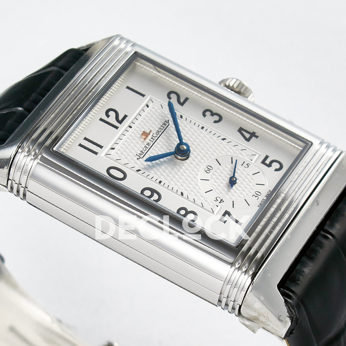 Jaeger-LeCoultre Reverso Classic Duoface SS White Guilloche 42.9mm MGF A854A
