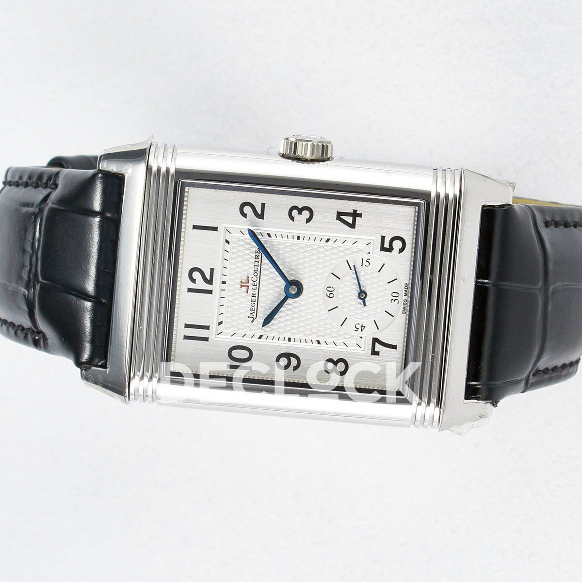 Jaeger-LeCoultre Reverso Classic Duoface SS White Guilloche 42.9mm MGF A854A