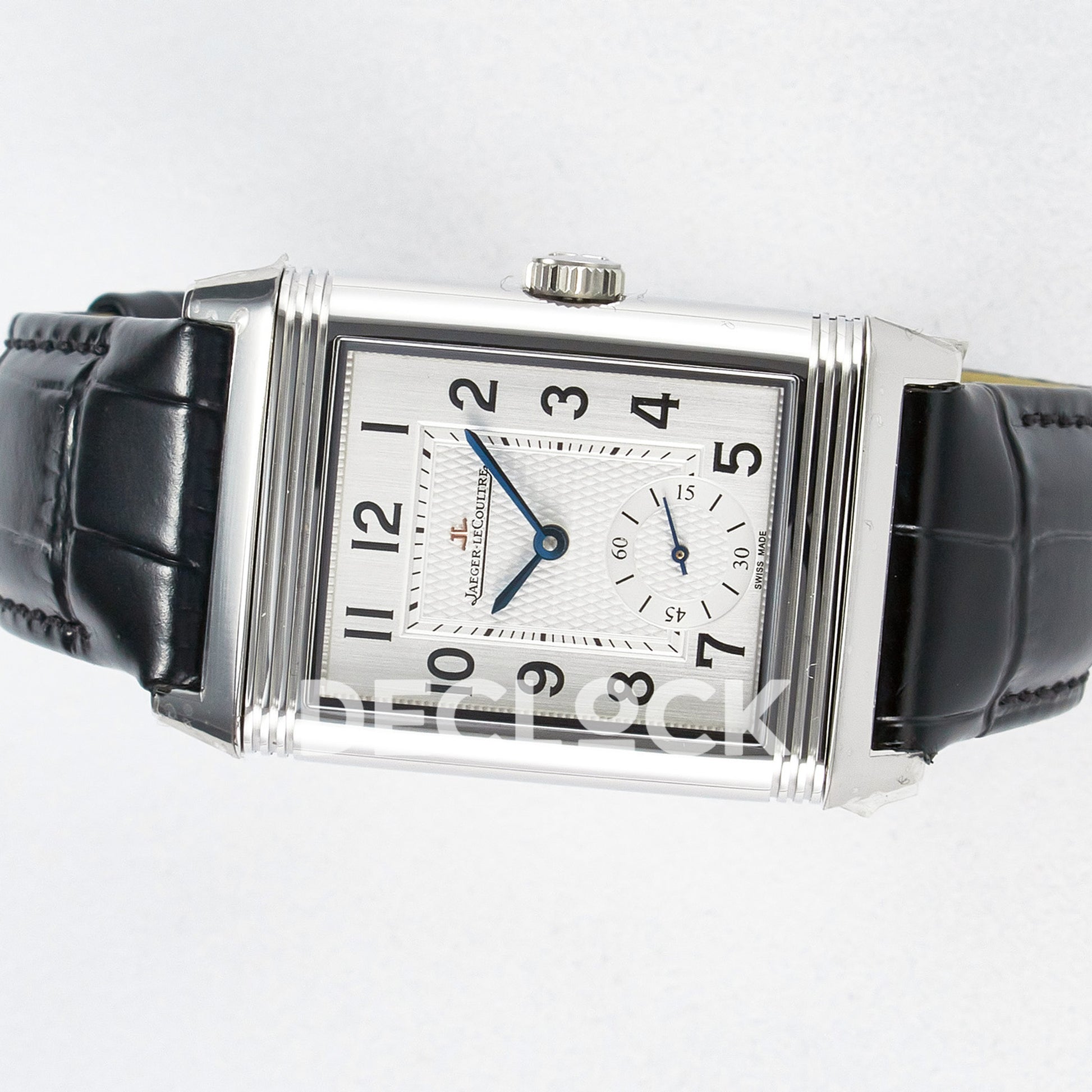 Jaeger-LeCoultre Reverso Classic Duoface SS White Guilloche 42.9mm MGF A854A