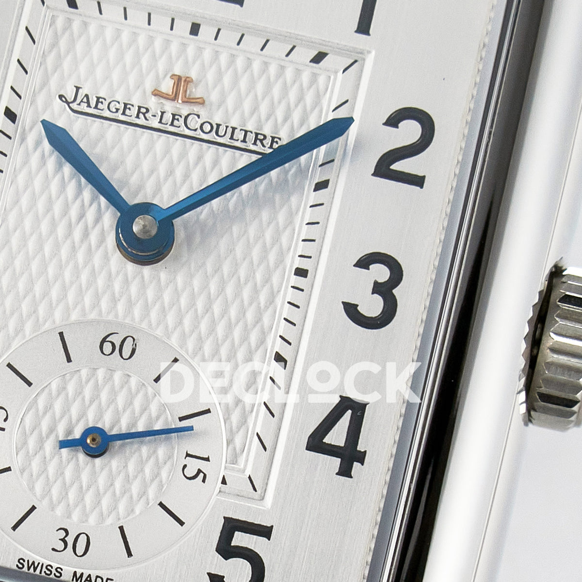 Jaeger-LeCoultre Reverso Classic Duoface SS White Guilloche 42.9mm MGF A854A
