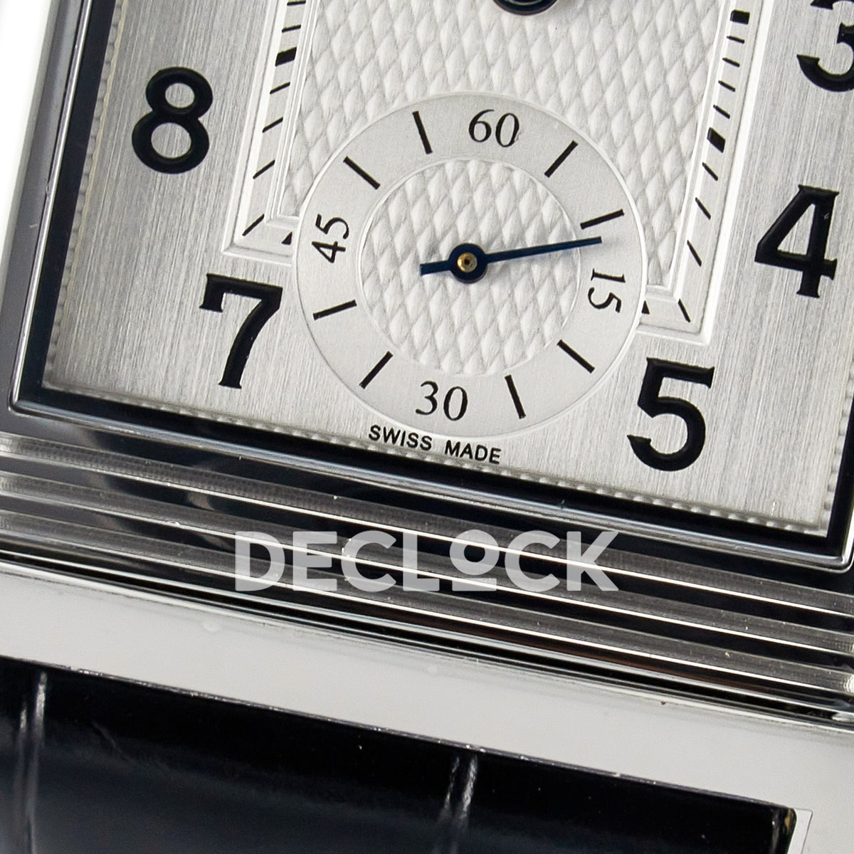 Jaeger-LeCoultre Reverso Classic Duoface SS White Guilloche 42.9mm MGF A854A