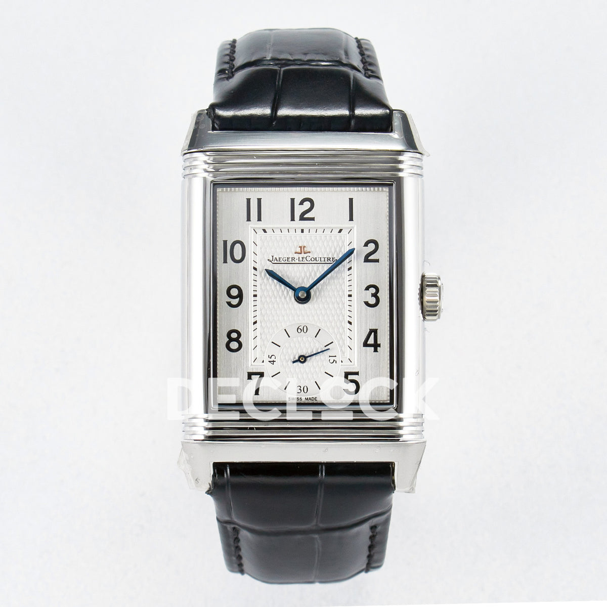 Jaeger-LeCoultre Reverso Classic Duoface SS White Guilloche 42.9mm MGF A854A