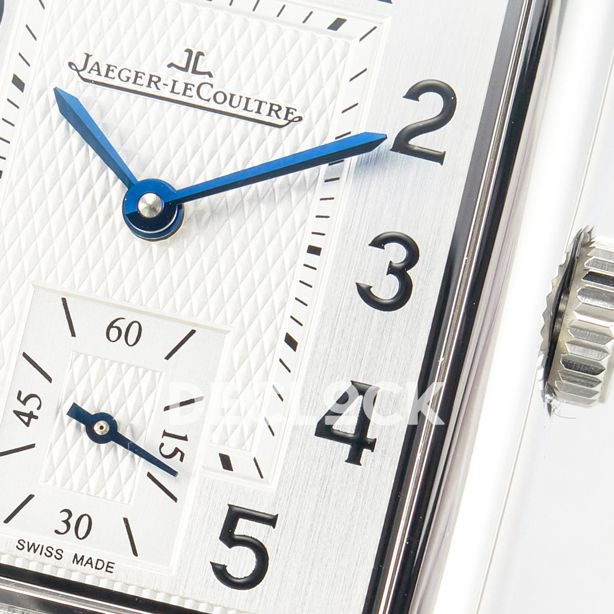 Jaeger-LeCoultre Reverso Classic Duoface SS White Guilloche Red Strap 42.9mm MGF A854A