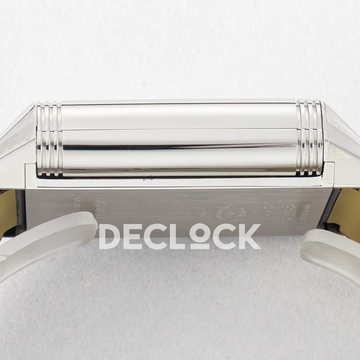 Jaeger-LeCoultre Reverso Classic Duoface SS White Guilloche Red Strap 42.9mm MGF A854A