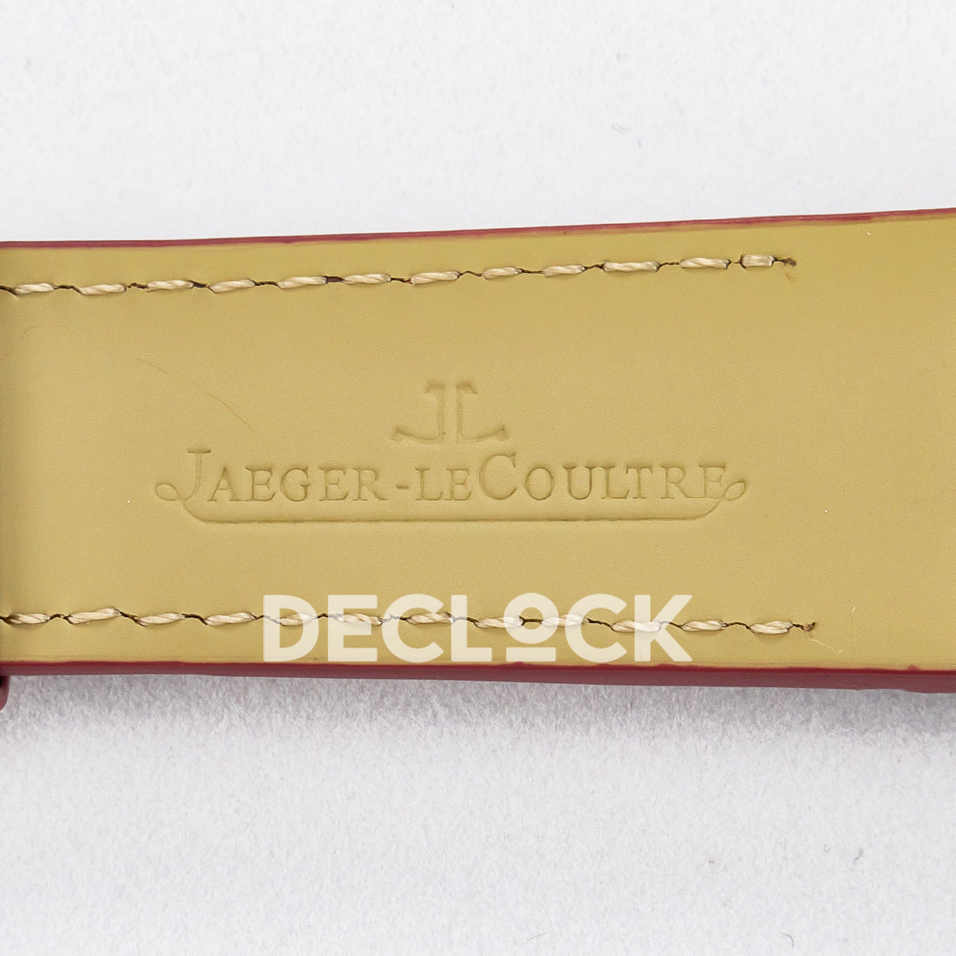 Jaeger-LeCoultre Reverso Classic Duoface SS White Guilloche Red Strap 42.9mm MGF A854A