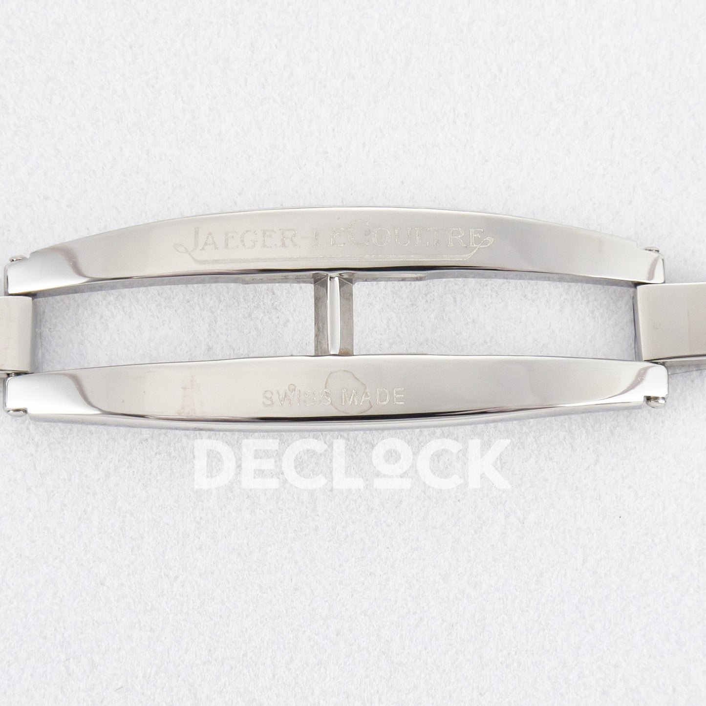 Jaeger-LeCoultre Reverso Classic Duoface SS White Guilloche Red Strap 42.9mm MGF A854A