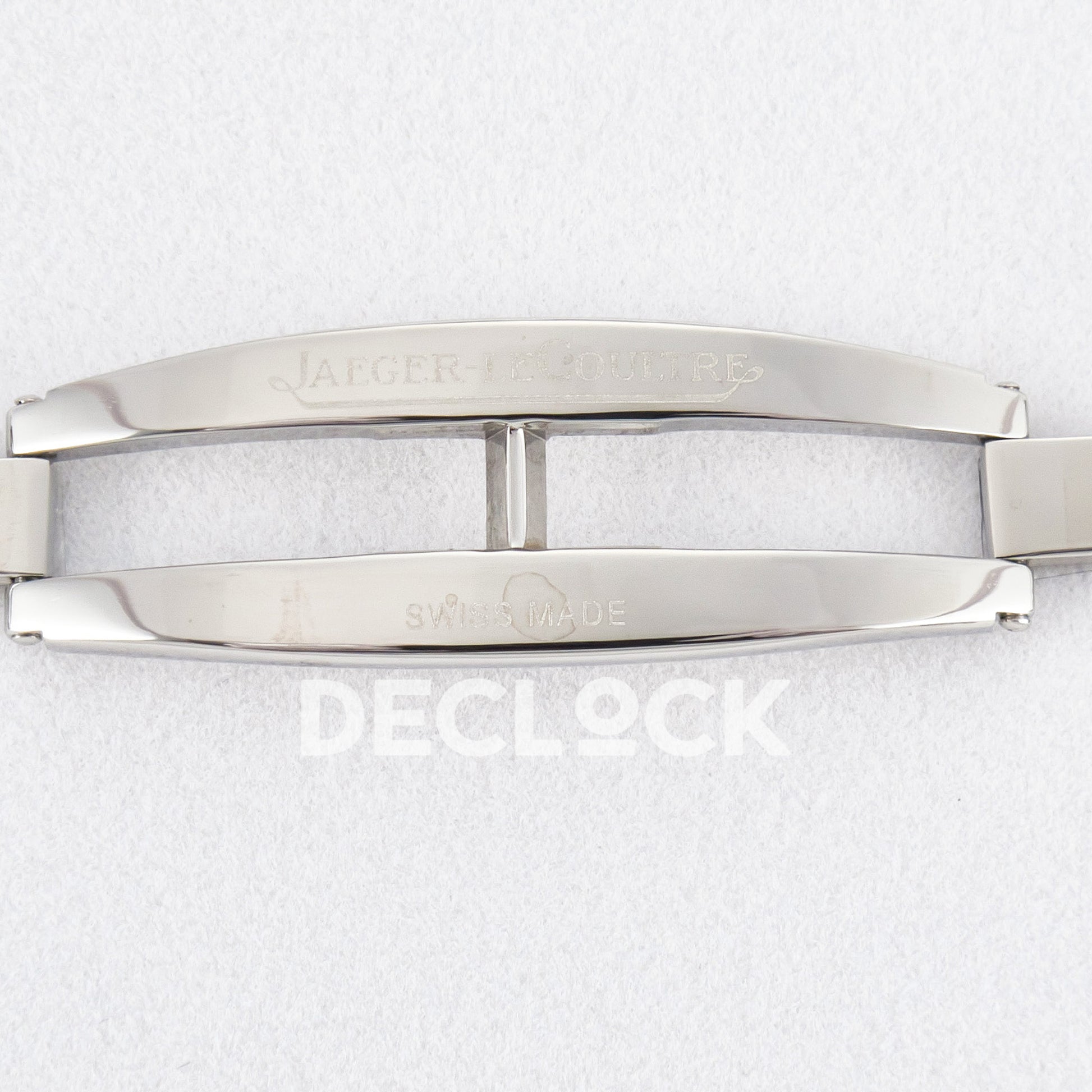 Jaeger-LeCoultre Reverso Classic Duoface SS White Guilloche Red Strap 42.9mm MGF A854A