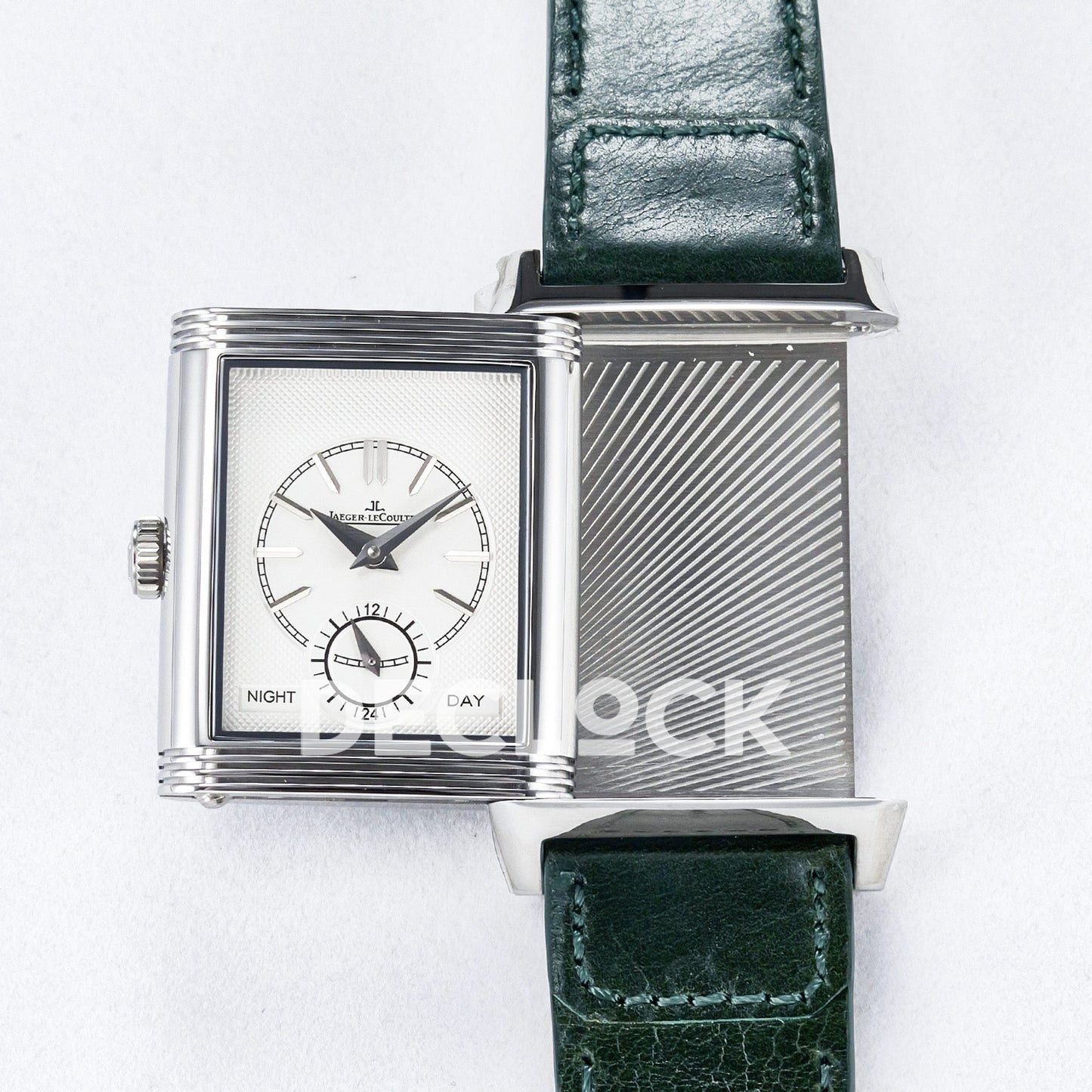 Jaeger-LeCoultre Reverso Classic Duoface SS White Textured 47mm MGF A854A