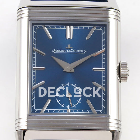 Jaeger-LeCoultre Reverso JJF blue dial replica - dial detail view