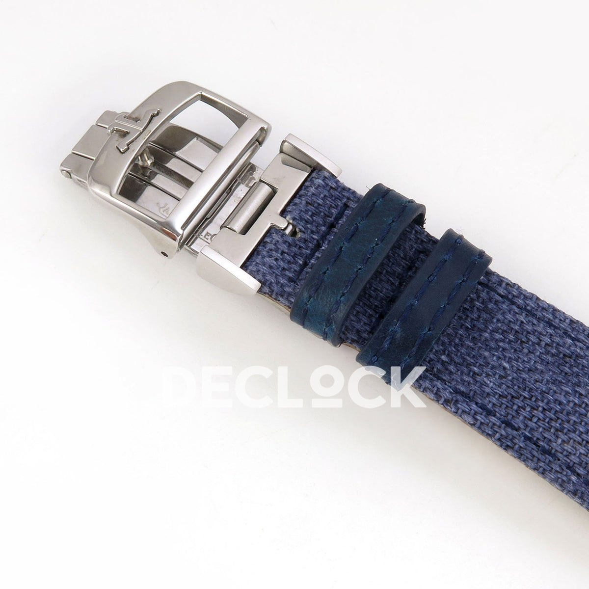 Jaeger-LeCoultre Reverso JJF blue dial replica - closed clasp view
