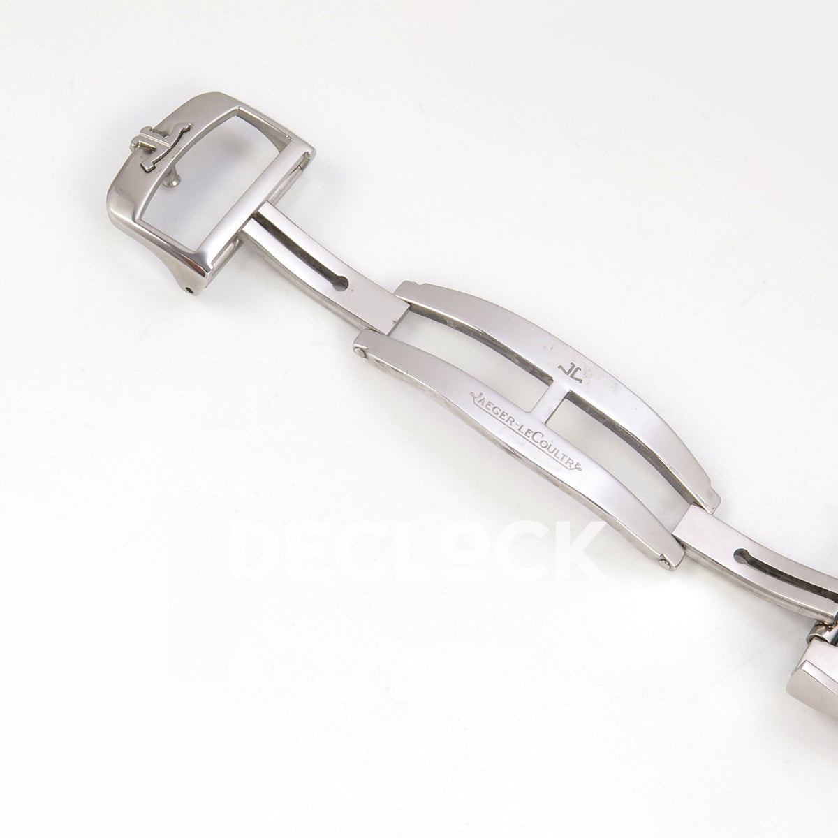 Jaeger-LeCoultre Reverso JJF blue dial replica - open clasp view