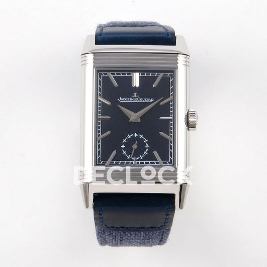 Jaeger-LeCoultre Reverso JJF deep navy blue replica - front view