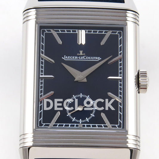 Jaeger-LeCoultre Reverso JJF deep navy blue replica - dial detail view