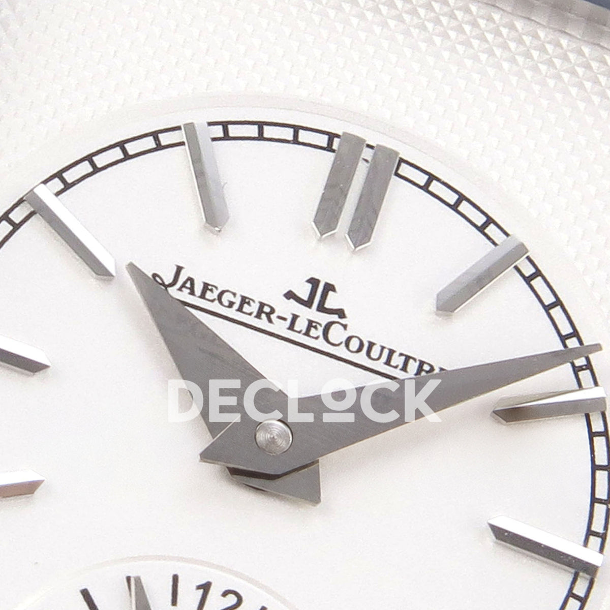 Jaeger-LeCoultre Reverso Tribute JJF green steel replica - reverse dial detail view