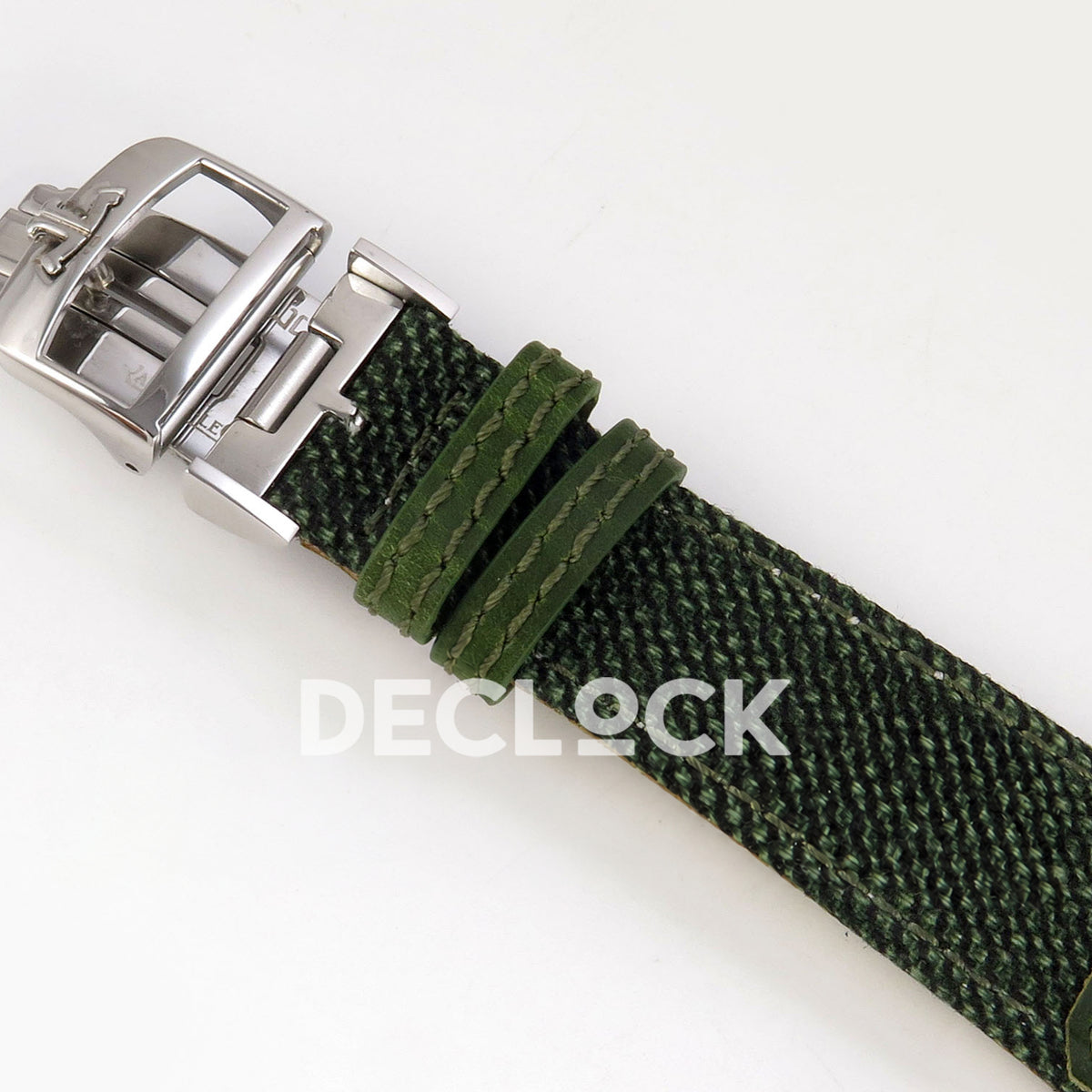 Jaeger-LeCoultre Reverso Tribute JJF green steel replica - closed clasp view