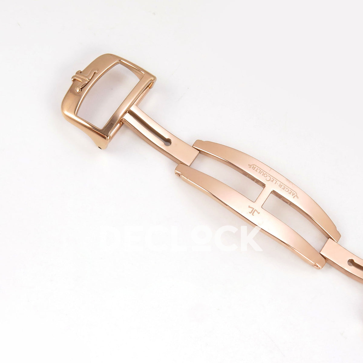 Jaeger-LeCoultre Reverso Tribute JJF red rose-gold replica - open clasp view