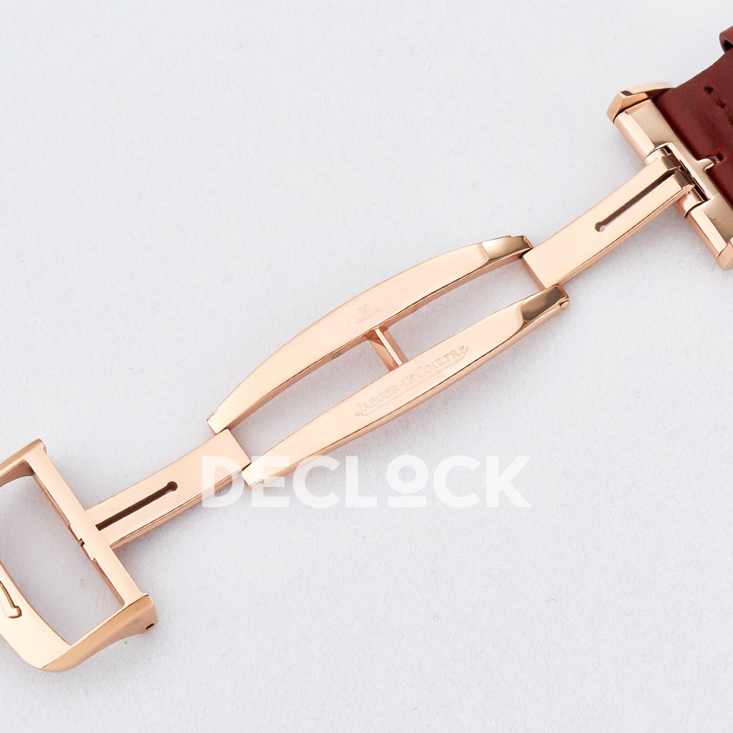 Jaeger-LeCoultre Reverso Tribute Duoface RG Black Red Strap MGF A854A