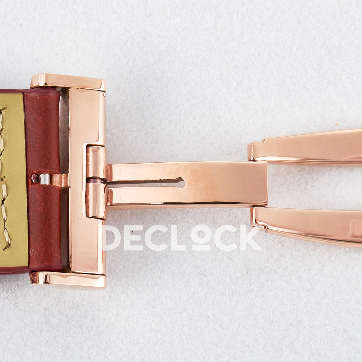 Jaeger-LeCoultre Reverso Tribute Duoface RG Black Red Strap MGF A854A