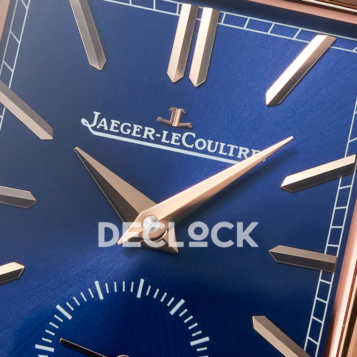 Jaeger-LeCoultre Reverso Tribute Duoface Small Seconds RG Blue MGF A854A