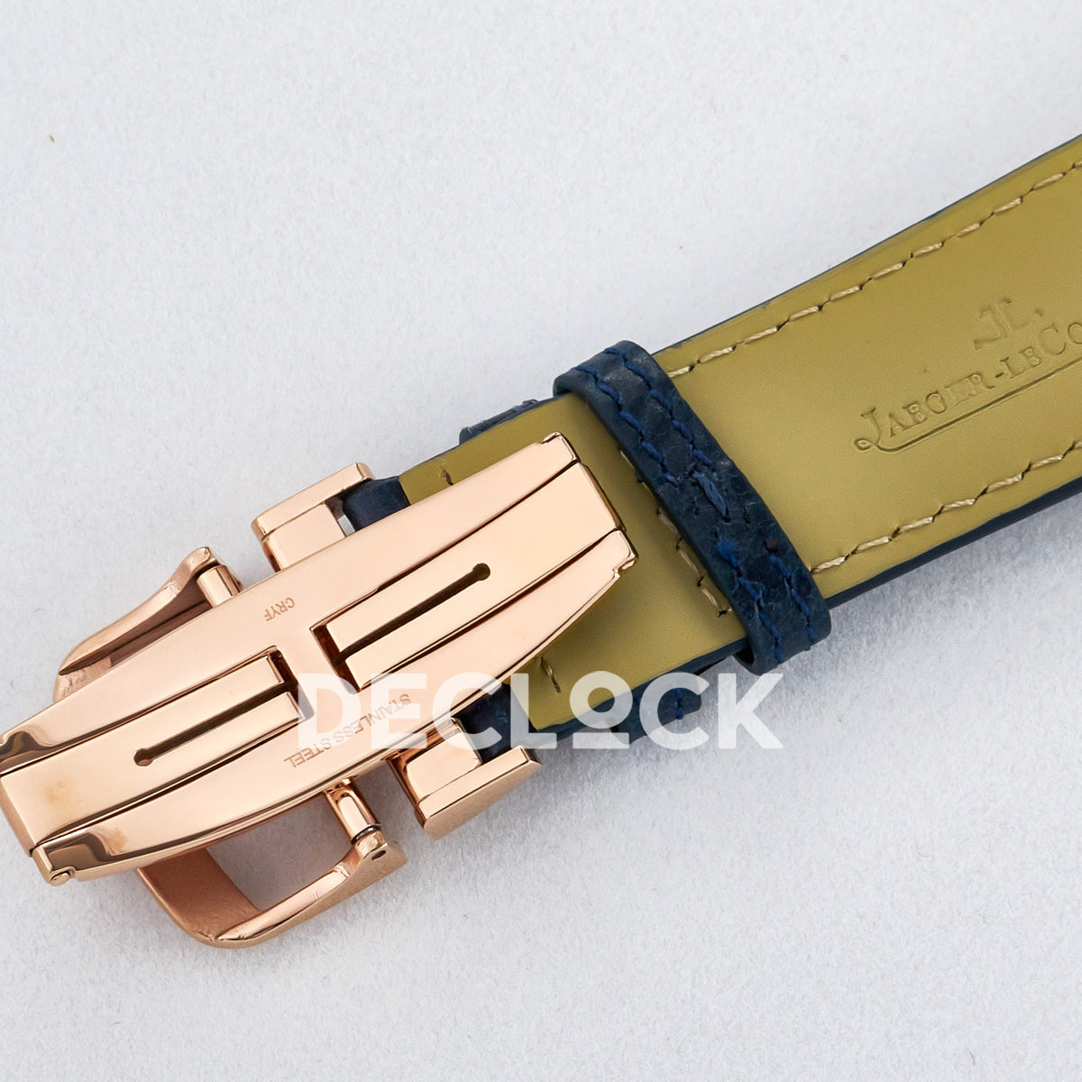 Jaeger-LeCoultre Reverso Tribute Duoface Small Seconds RG Blue MGF A854A