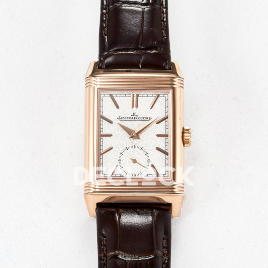 Jaeger-LeCoultre Reverso Tribute Duoface RG White 30x40mm MGF A854A