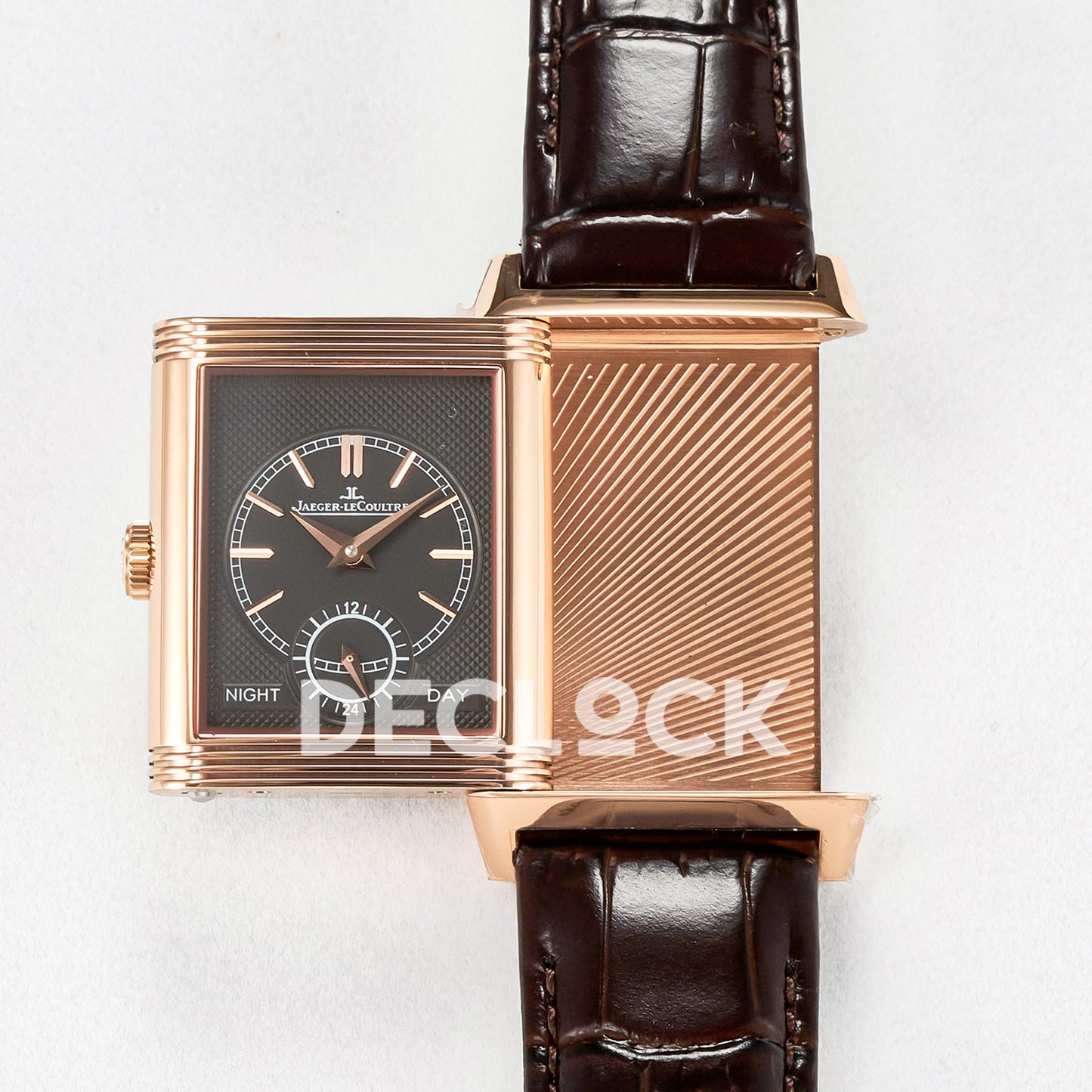 Jaeger-LeCoultre Reverso Tribute Duoface RG White 30x40mm MGF A854A