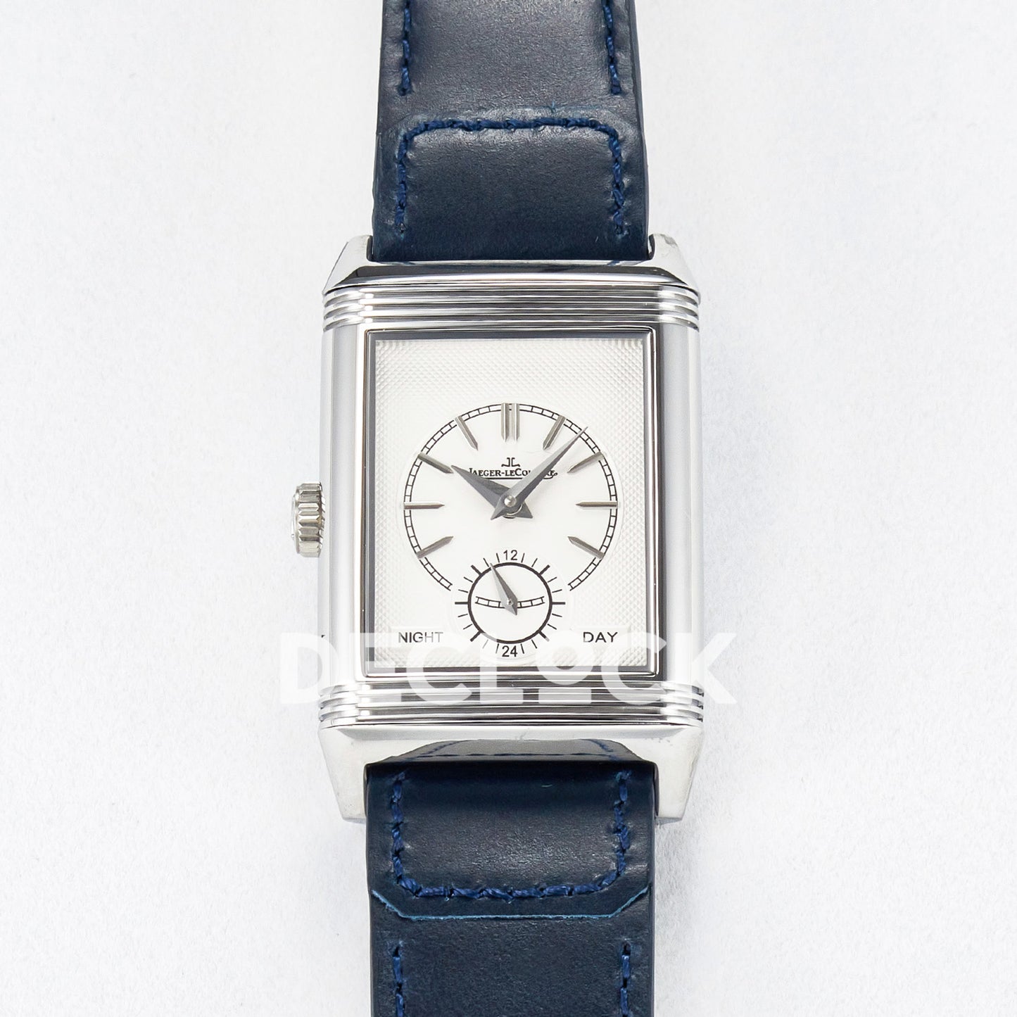 Jaeger-LeCoultre Reverso Tribute Duoface Small Seconds SS Blue MGF A854A