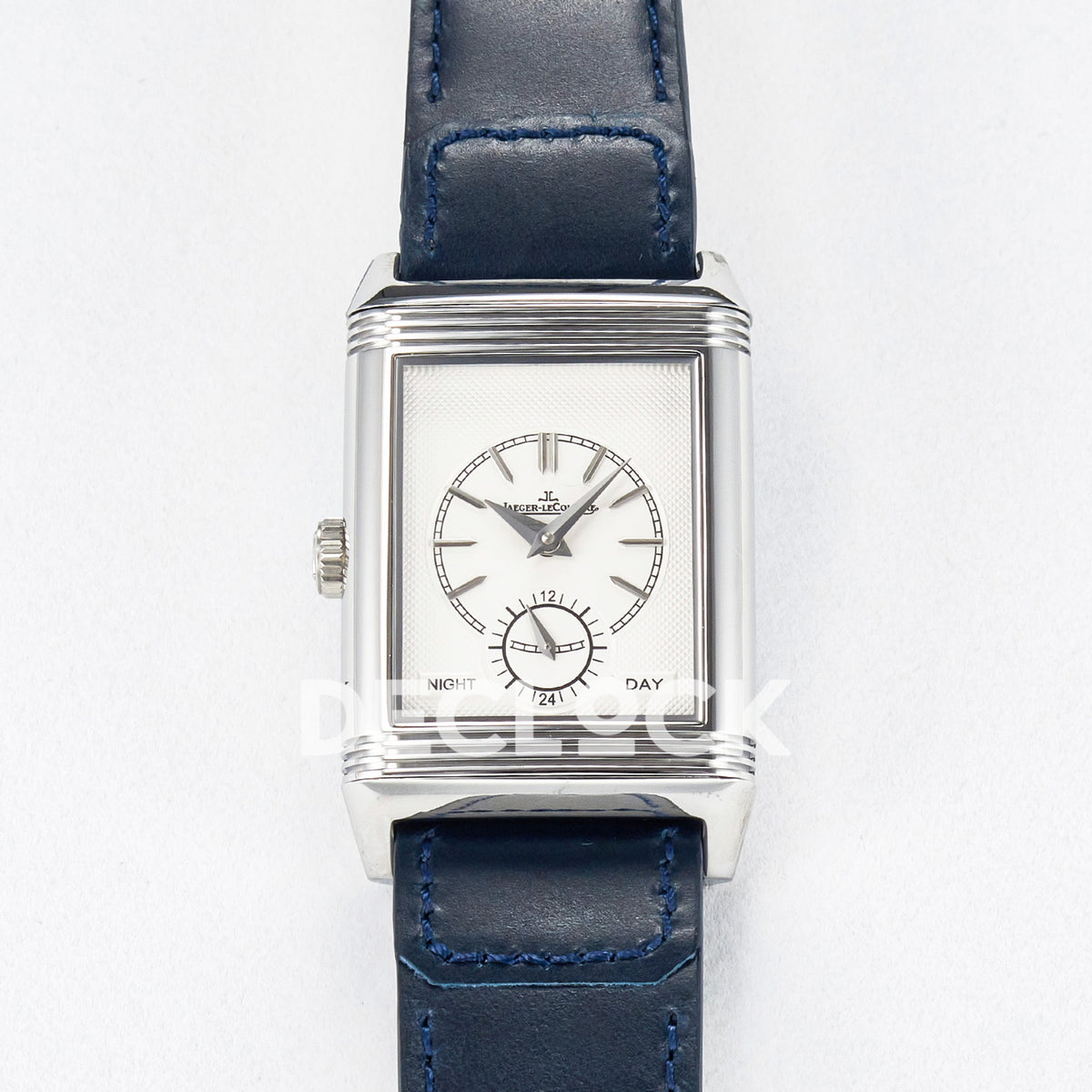 Jaeger-LeCoultre Reverso Tribute Duoface Small Seconds SS Blue MGF A854A