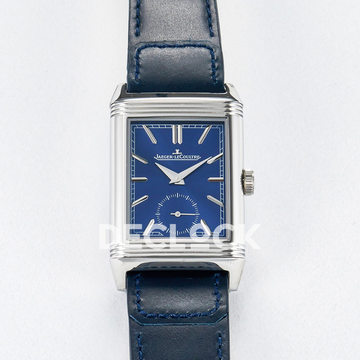 Jaeger-LeCoultre Reverso Tribute Duoface Small Seconds SS Blue MGF A854A