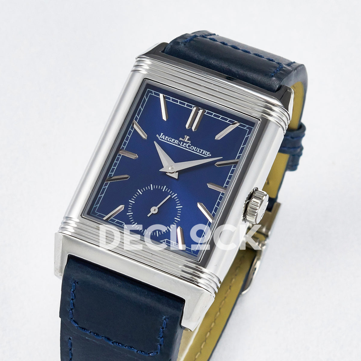 Jaeger-LeCoultre Reverso Tribute Duoface Small Seconds SS Blue MGF A854A