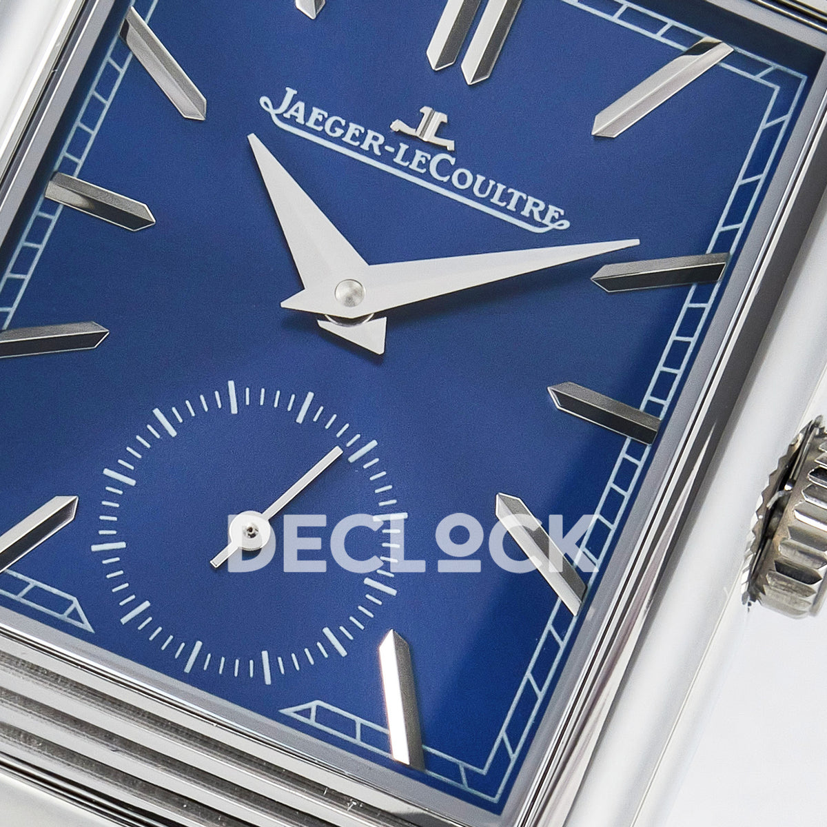 Jaeger-LeCoultre Reverso Tribute Duoface Small Seconds SS Blue MGF A854A