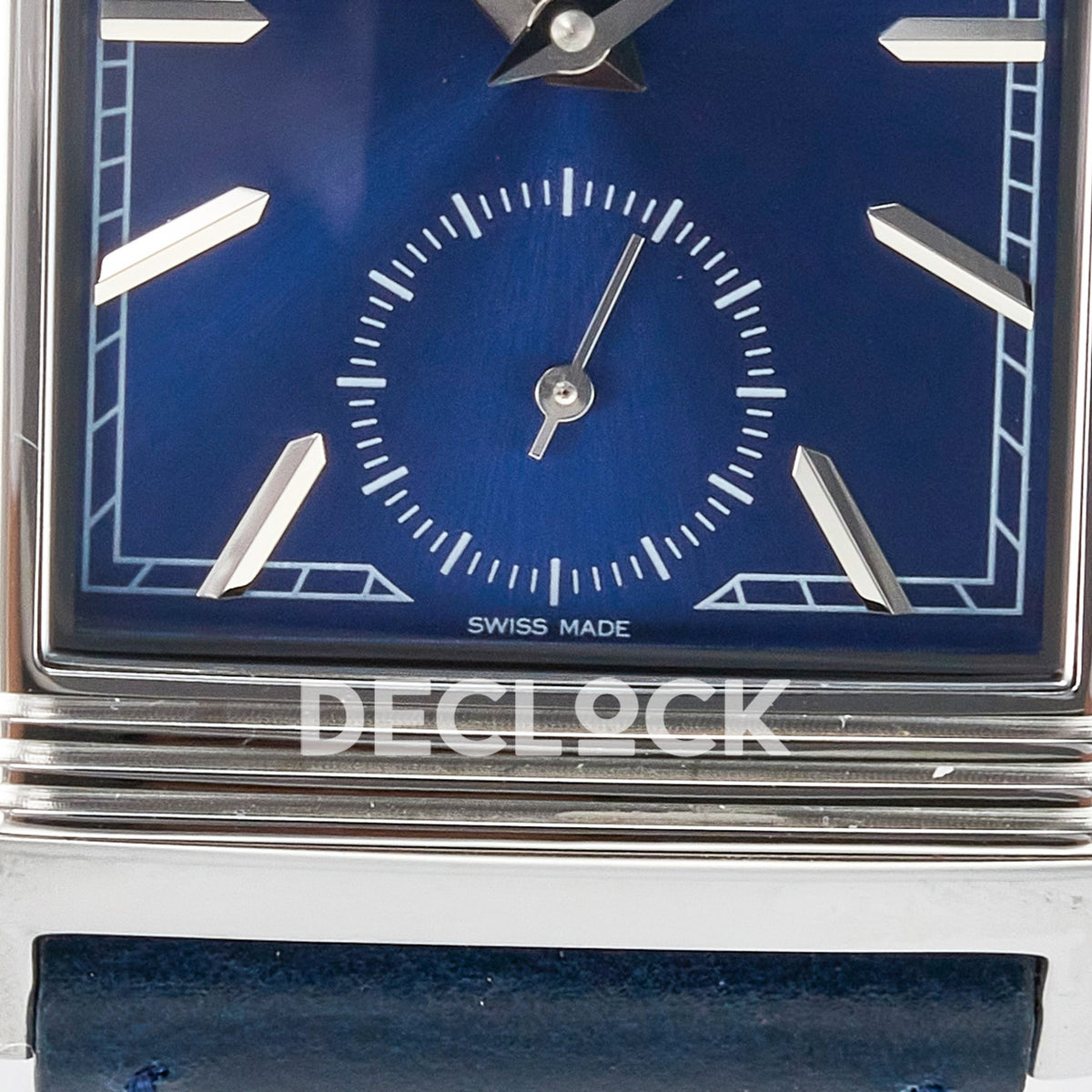 Jaeger-LeCoultre Reverso Tribute Duoface Small Seconds SS Blue MGF A854A