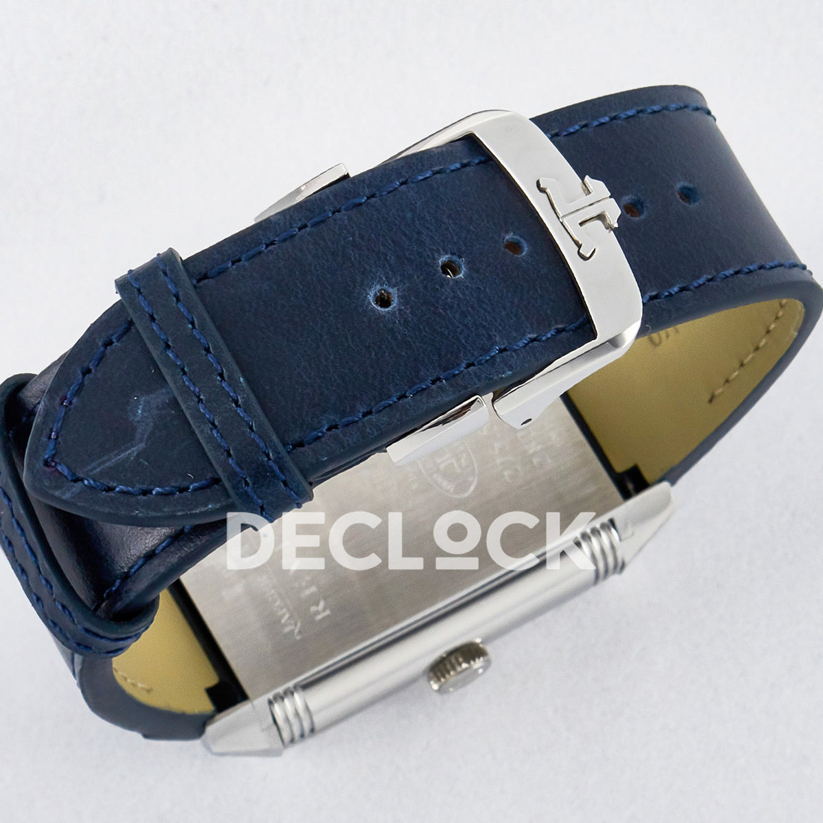 Jaeger-LeCoultre Reverso Tribute Duoface Small Seconds SS Blue MGF A854A