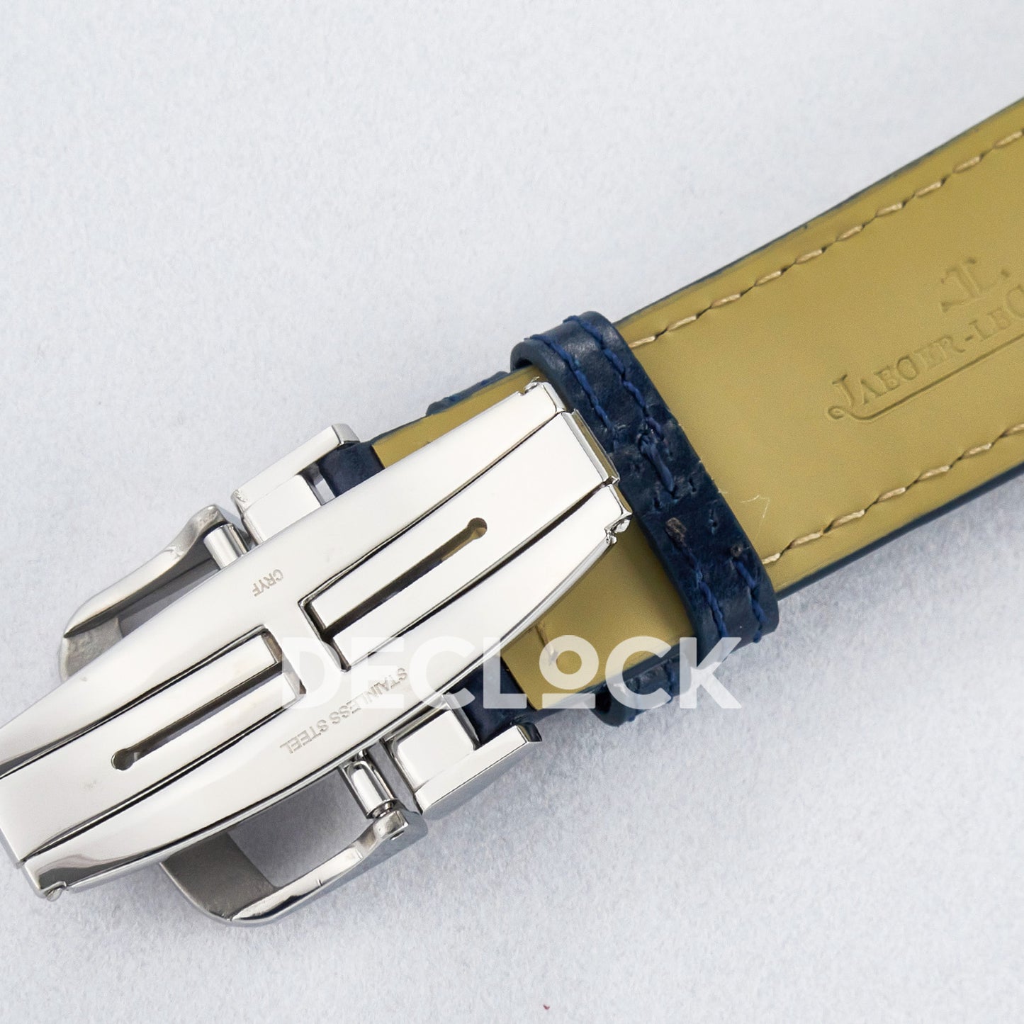 Jaeger-LeCoultre Reverso Tribute Duoface Small Seconds SS Blue MGF A854A