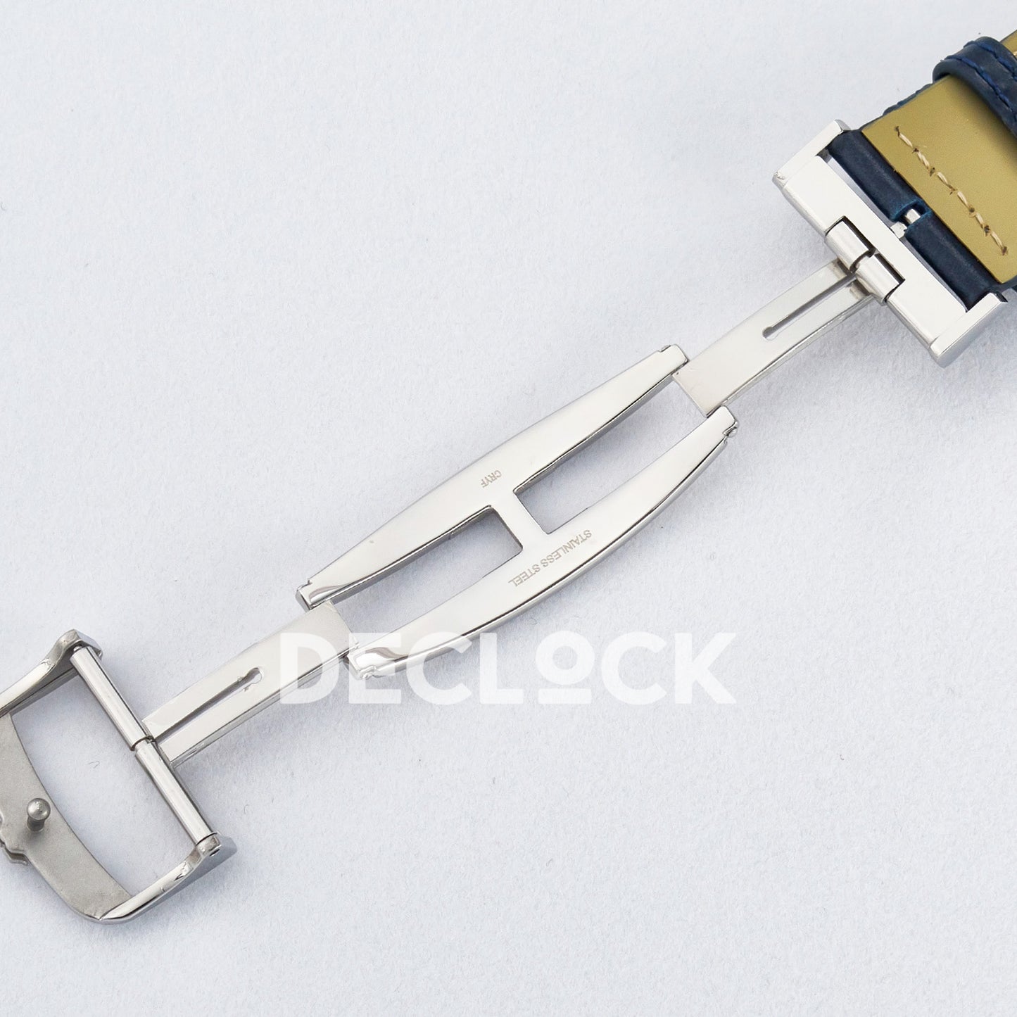 Jaeger-LeCoultre Reverso Tribute Duoface Small Seconds SS Blue MGF A854A