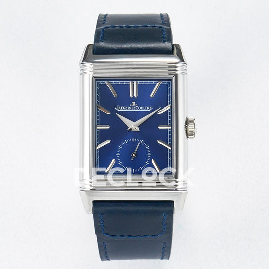 Jaeger-LeCoultre Reverso Tribute Duoface Small Seconds SS Blue MGF A854A