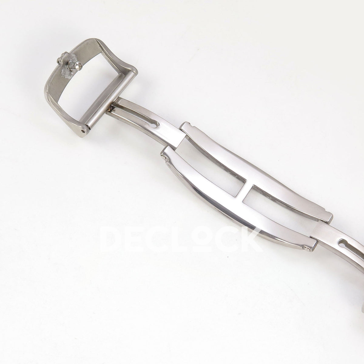 Jaeger-LeCoultre Reverso Tribute Duoface JJF white steel replica - extended clasp view