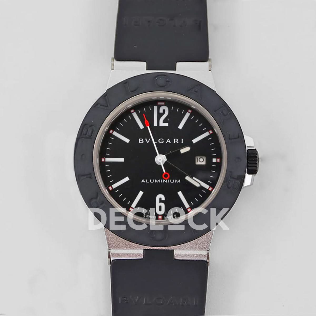 BVG0077B – Aluminum Watch AL/RU Black/Stk SW300