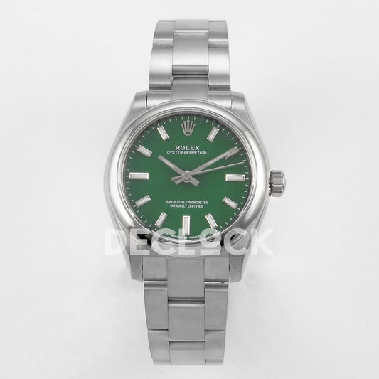 Replica Declock Oyster Perpetual 31mm 277200 Green Dial | Declock.