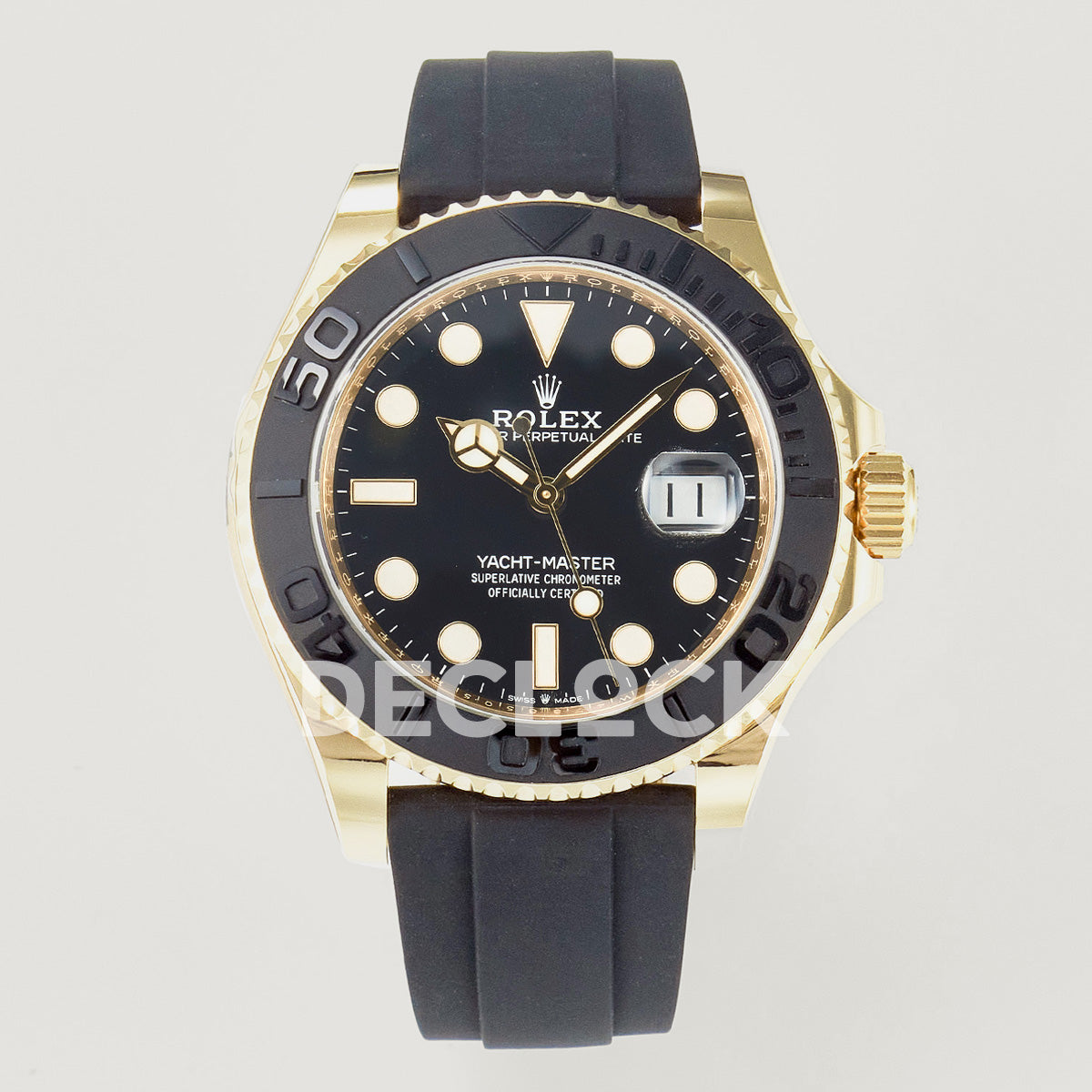 Yacht-Master 226658 Clean 1:1 YG on Oysterflex Strap