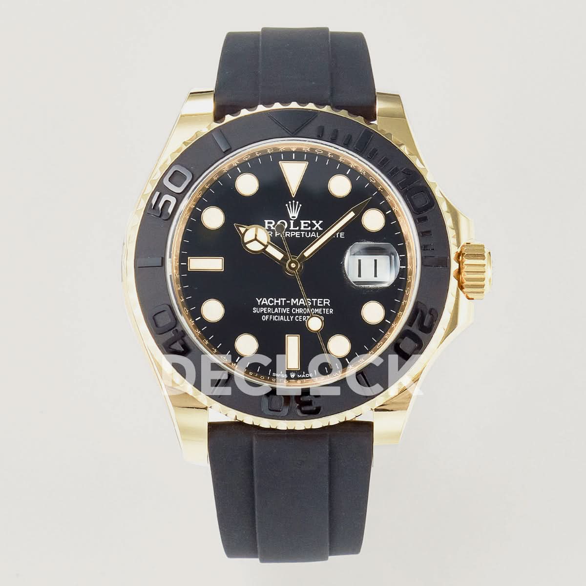 Yacht-Master 226658 Clean 1:1 YG on Oysterflex Strap
