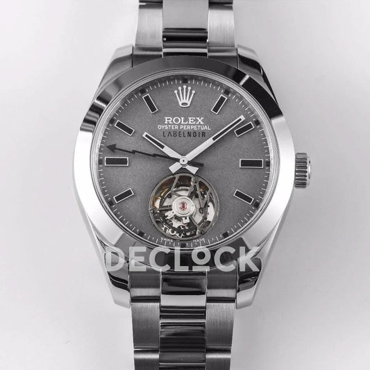 Replica Rolex Milgauss Label Noir Tourbillon |  Declock.
