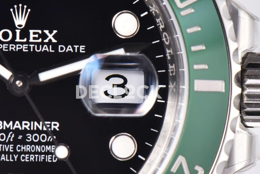 Replica Rolex Submariner 116610LV "Strabucks" Green Ceramic |  Declock.