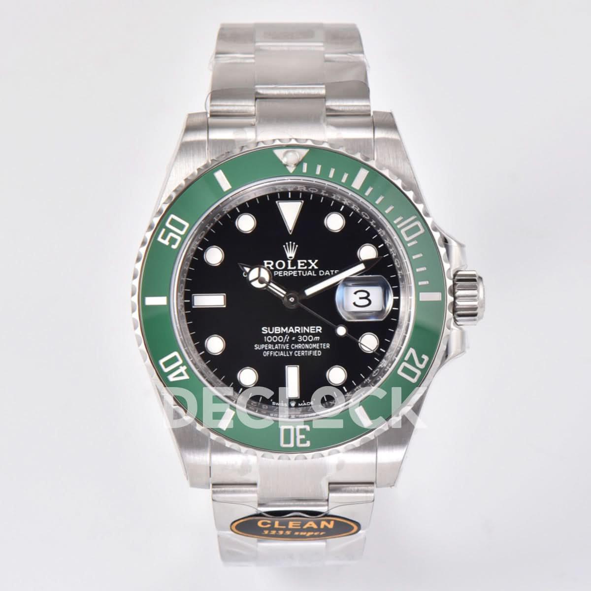 Replica Rolex Submariner 116610LV "Strabucks" Green Ceramic |  Declock.