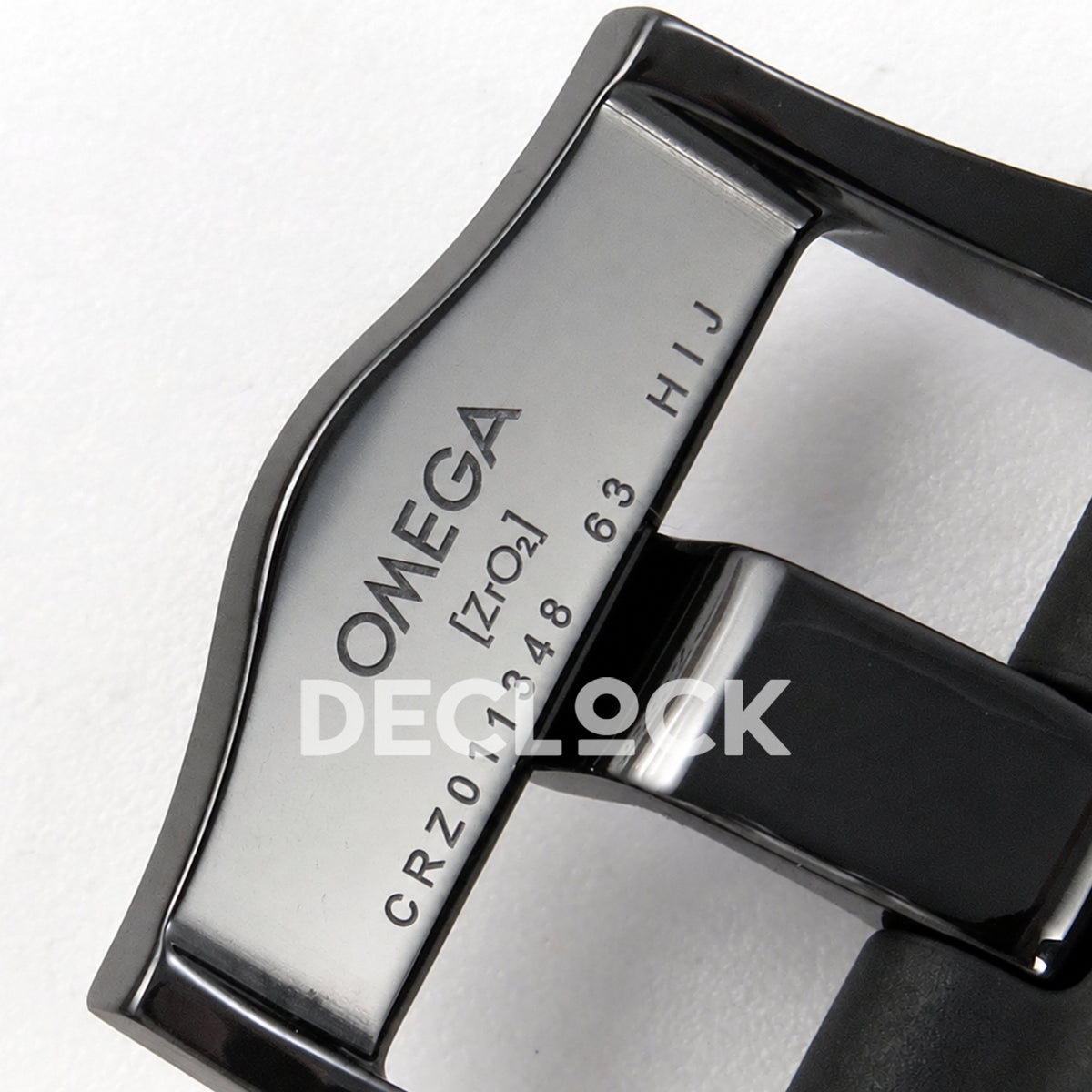 Omega Seamaster Diver 300M ORF Black Black ceramic DLC rubber 8806 Free Sprung — buckle engraving