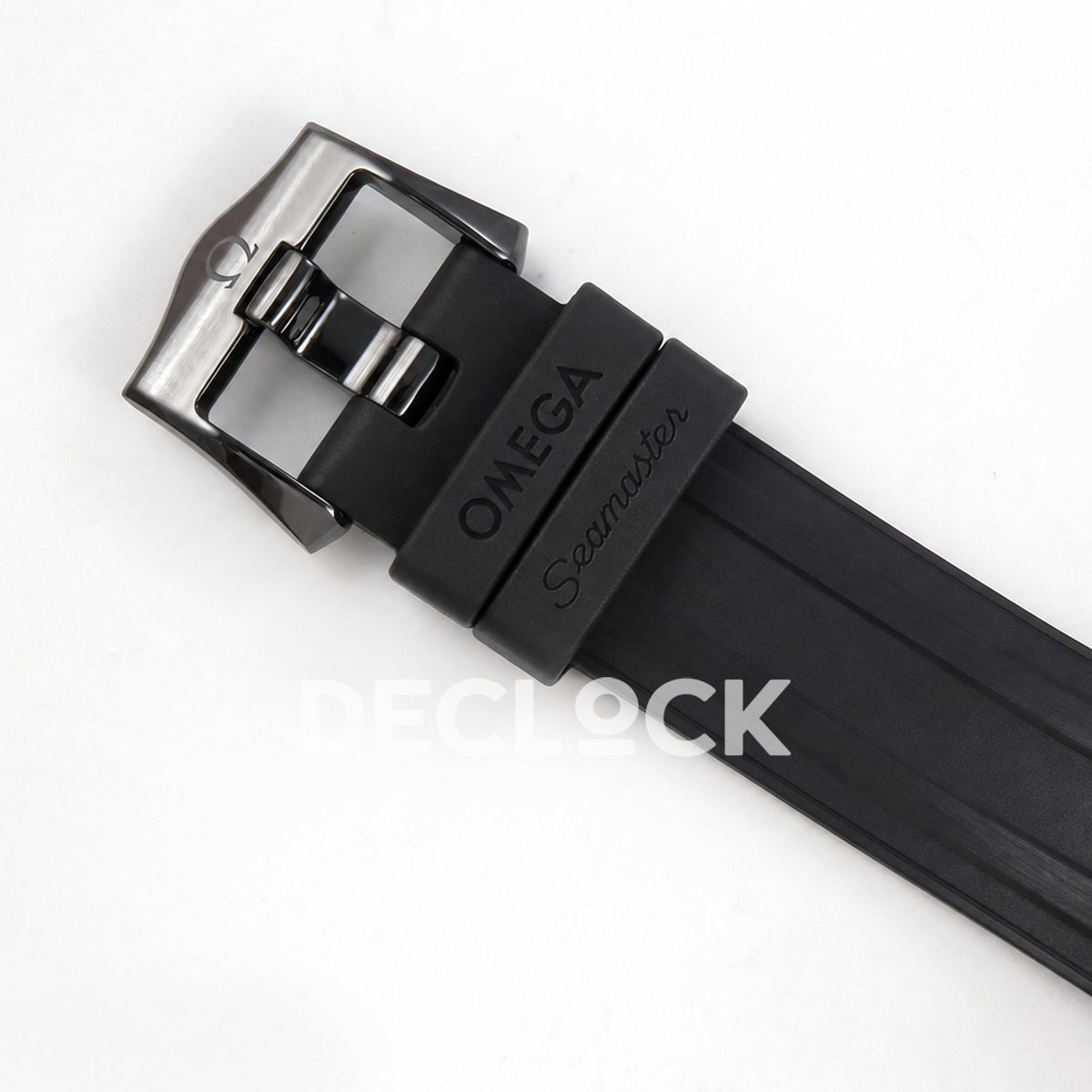Omega Seamaster Diver 300M ORF Black Black ceramic DLC rubber 8806 Free Sprung — rubber strap and buckle