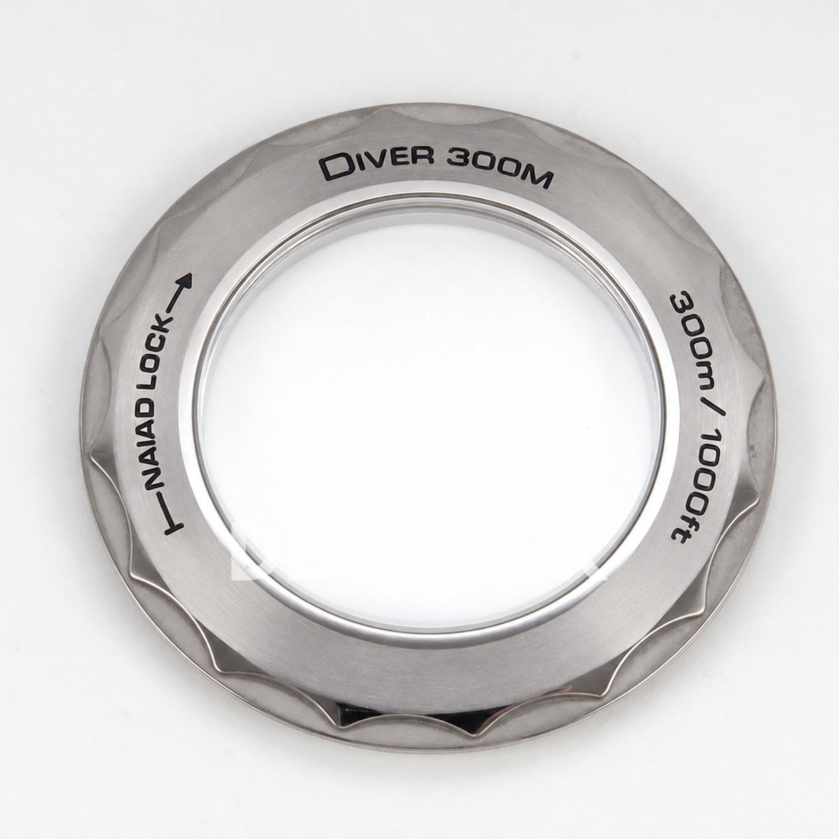 Omega Seamaster Diver 300M ORF black ceramic steel rubber 8806 Free Sprung — caseback cover front