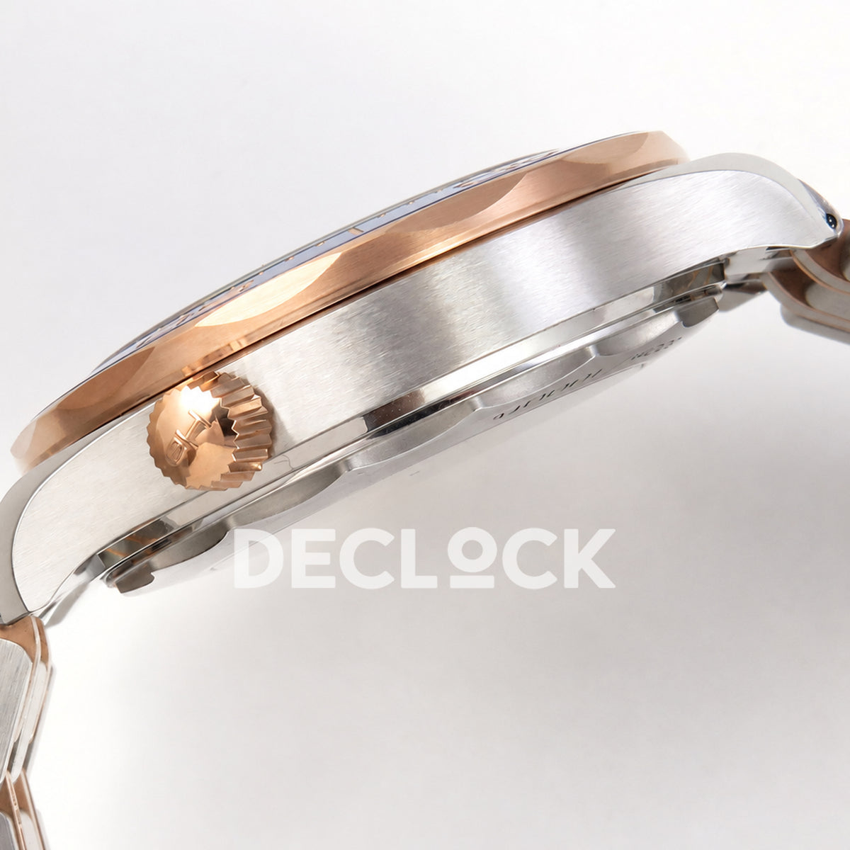 Omega Seamaster Diver 300M ORF Blue Steel Rose Gold 8800 Free Sprung — case side profile