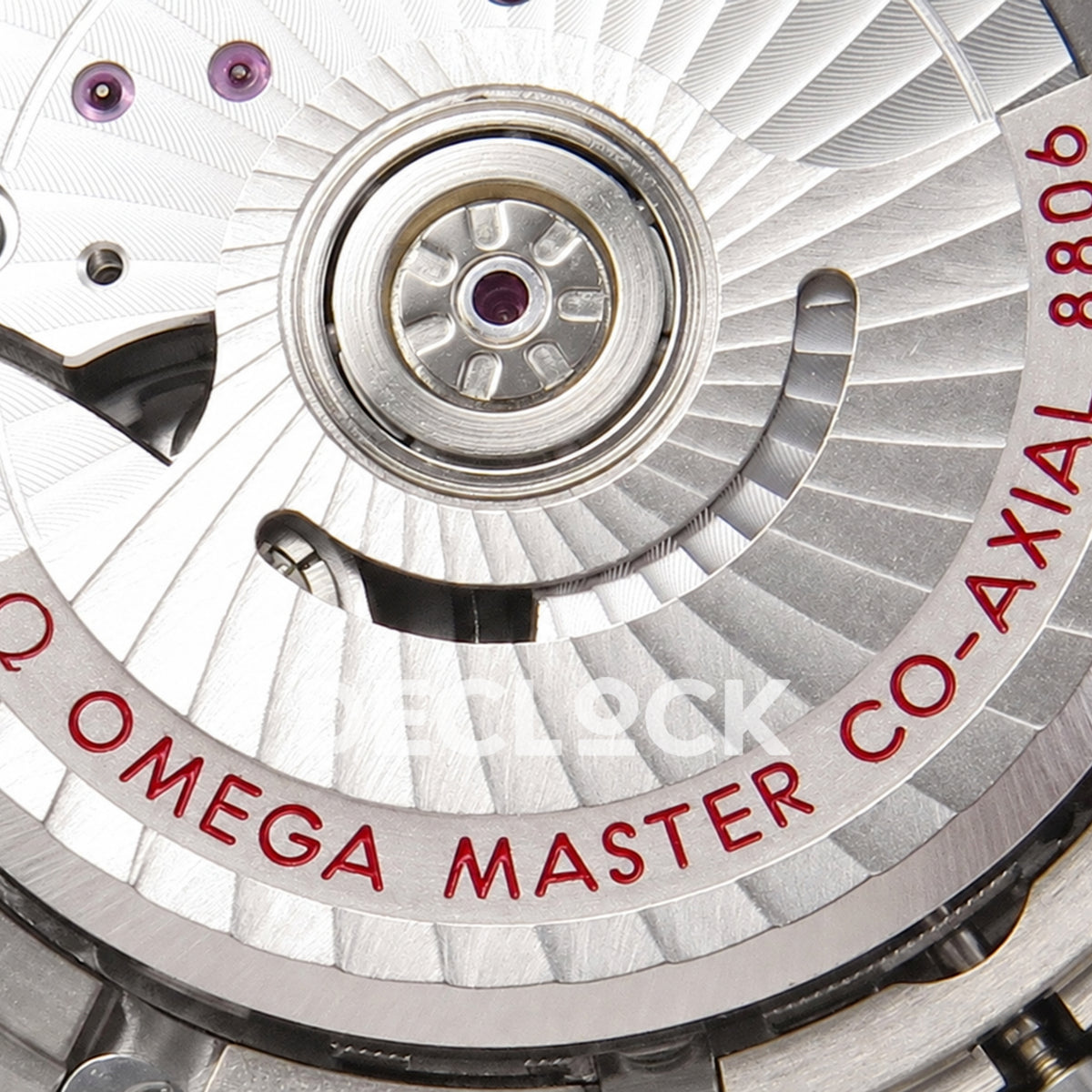 Omega Seamaster Diver 300M No Time To Die ORF titanium mesh 8806 Free Sprung — rotor detail