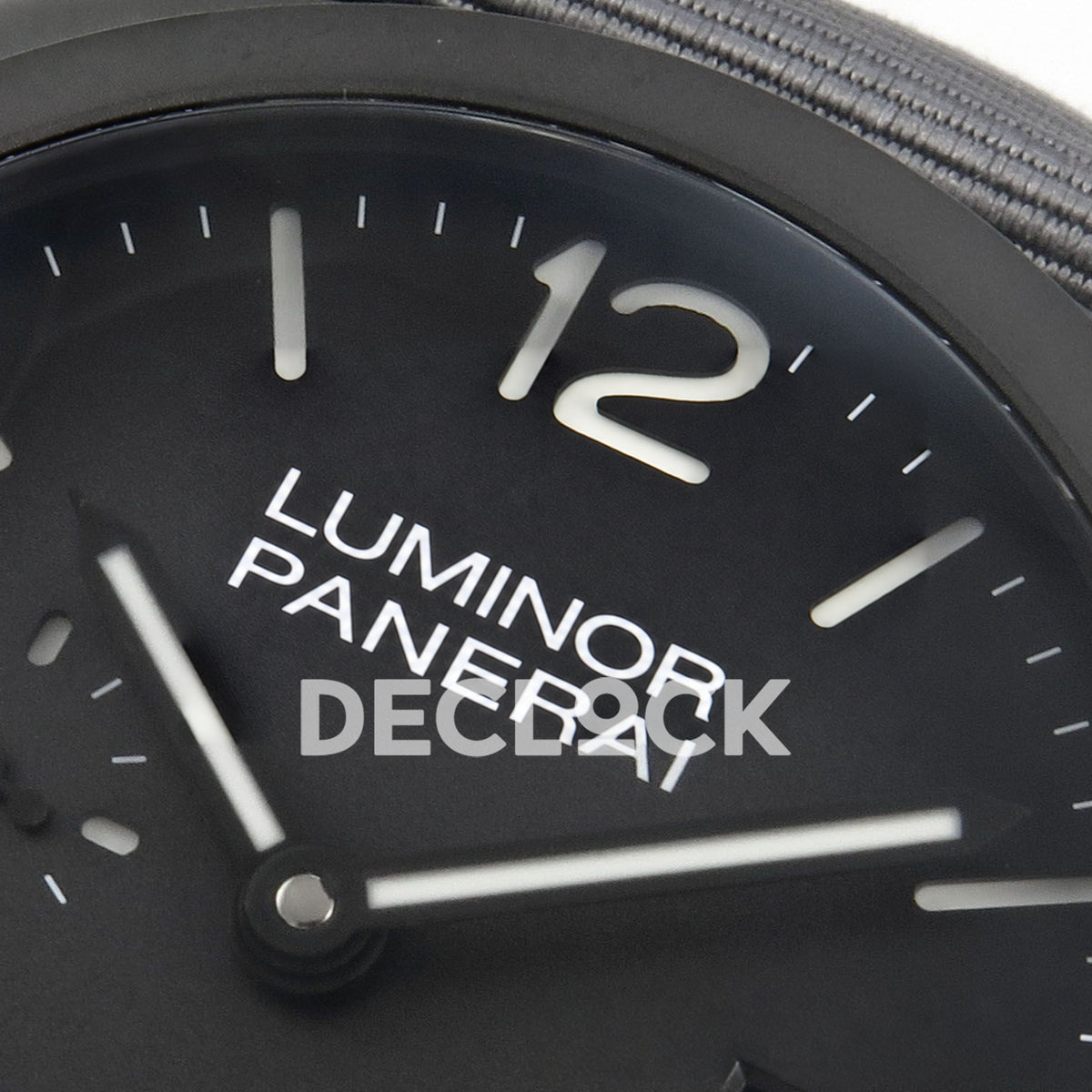 Panerai Luminor BiTempo New York PAM01467 Grey Ombre DLC Nylon VSF P9010 GMT replica - upper dial detail